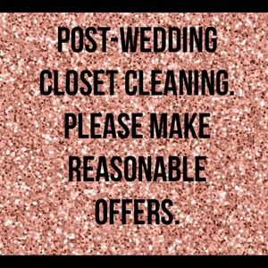 Post-Wedding Closet Cleaning